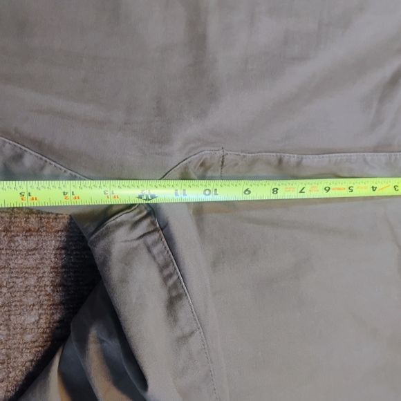 Lee Extreme Motion Pants Mens 42x32 Khaki Performance Stretch Pleated Golf Dress - Picture 6 of 13